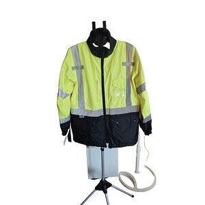 Pyramex HIGH VISIBILITY INSULATED HI VIS REFLECTIVE COAT Medium